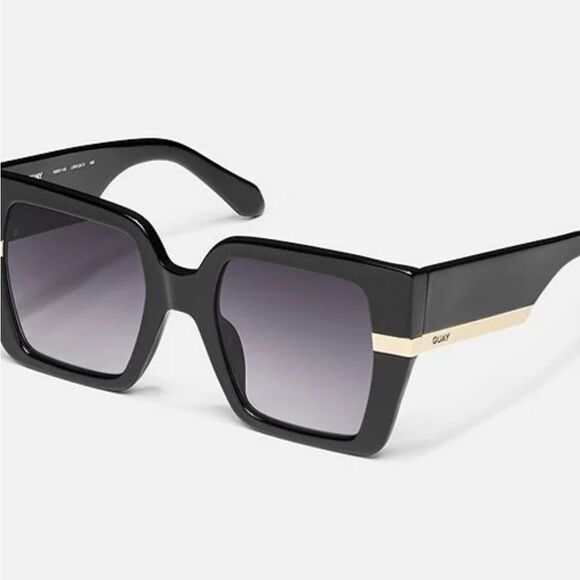 Quay Australia Notorious 50MM Square Sunglasses - Picture 1 of 8